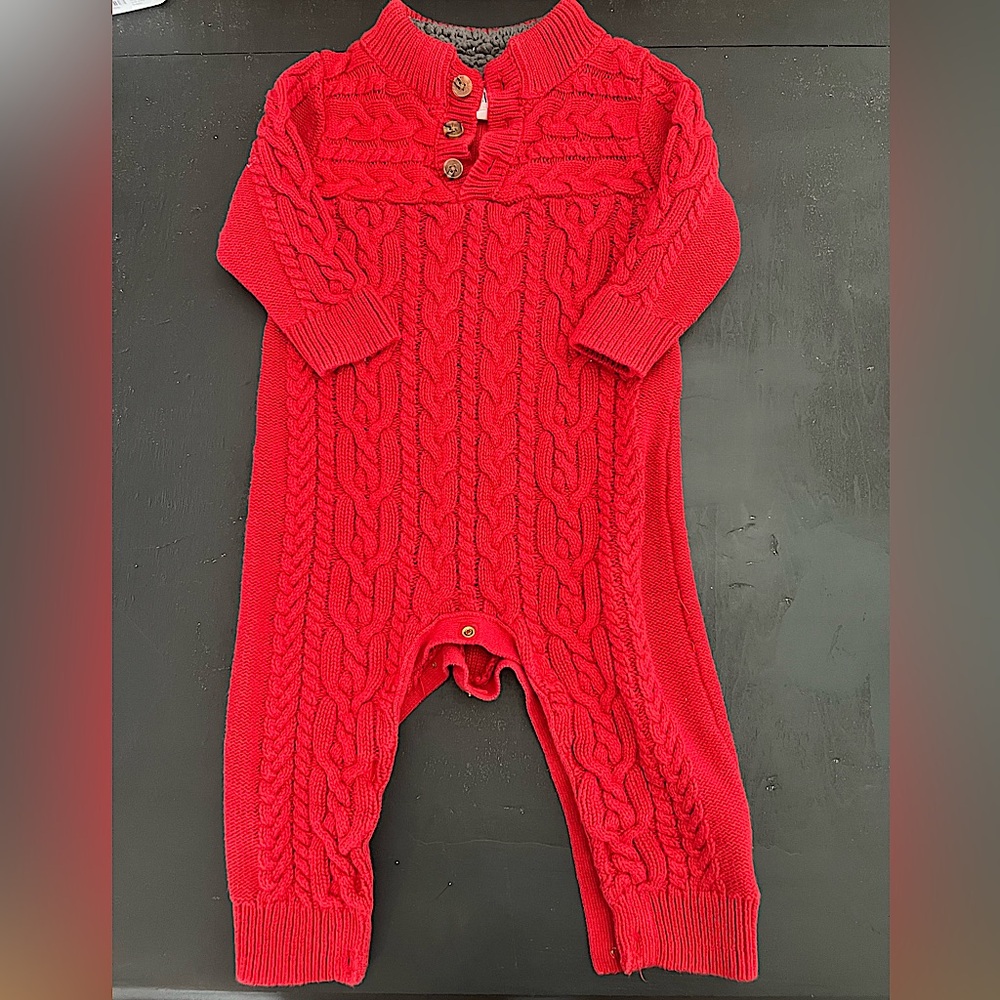 Baby Gap Sweater Romper 12-18 months